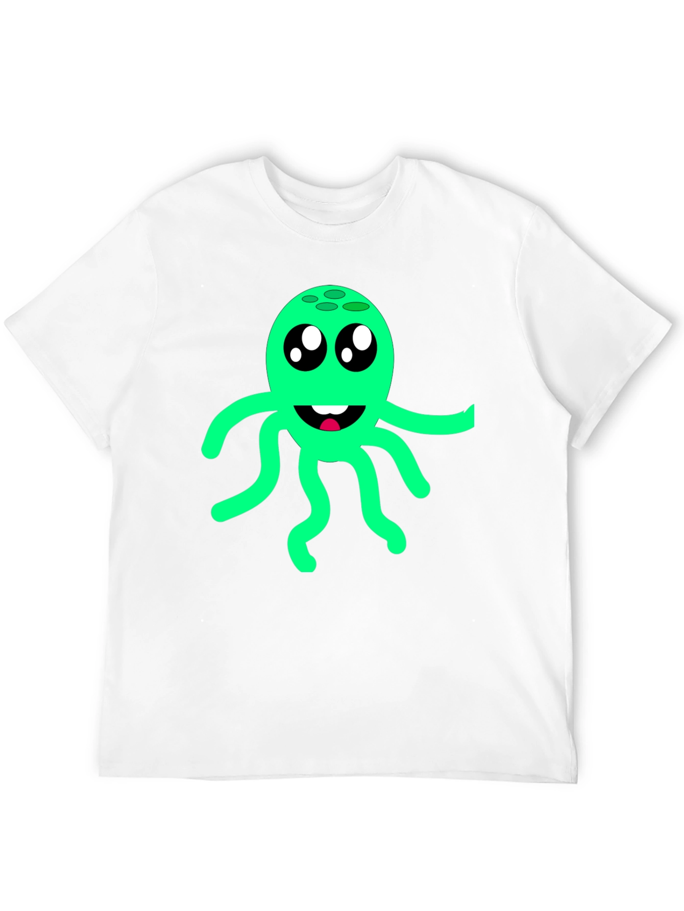 Cute Octopus Graphic Tee - Fun Black T-Shirt