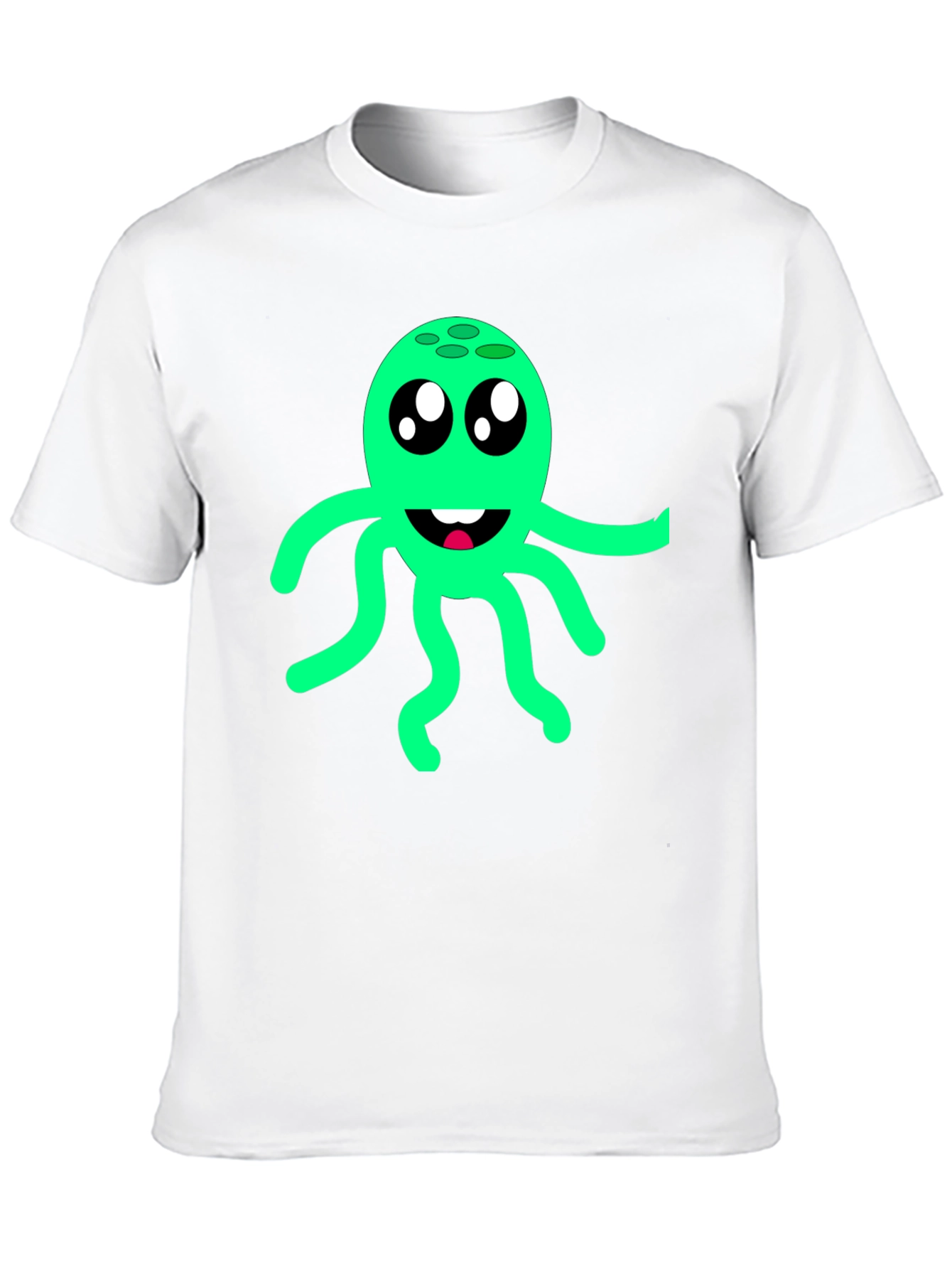 Cute Octopus Graphic Tee - Fun Black T-Shirt