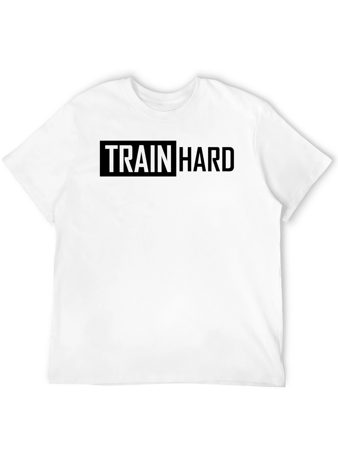 Train Hard Black Graphic Tee