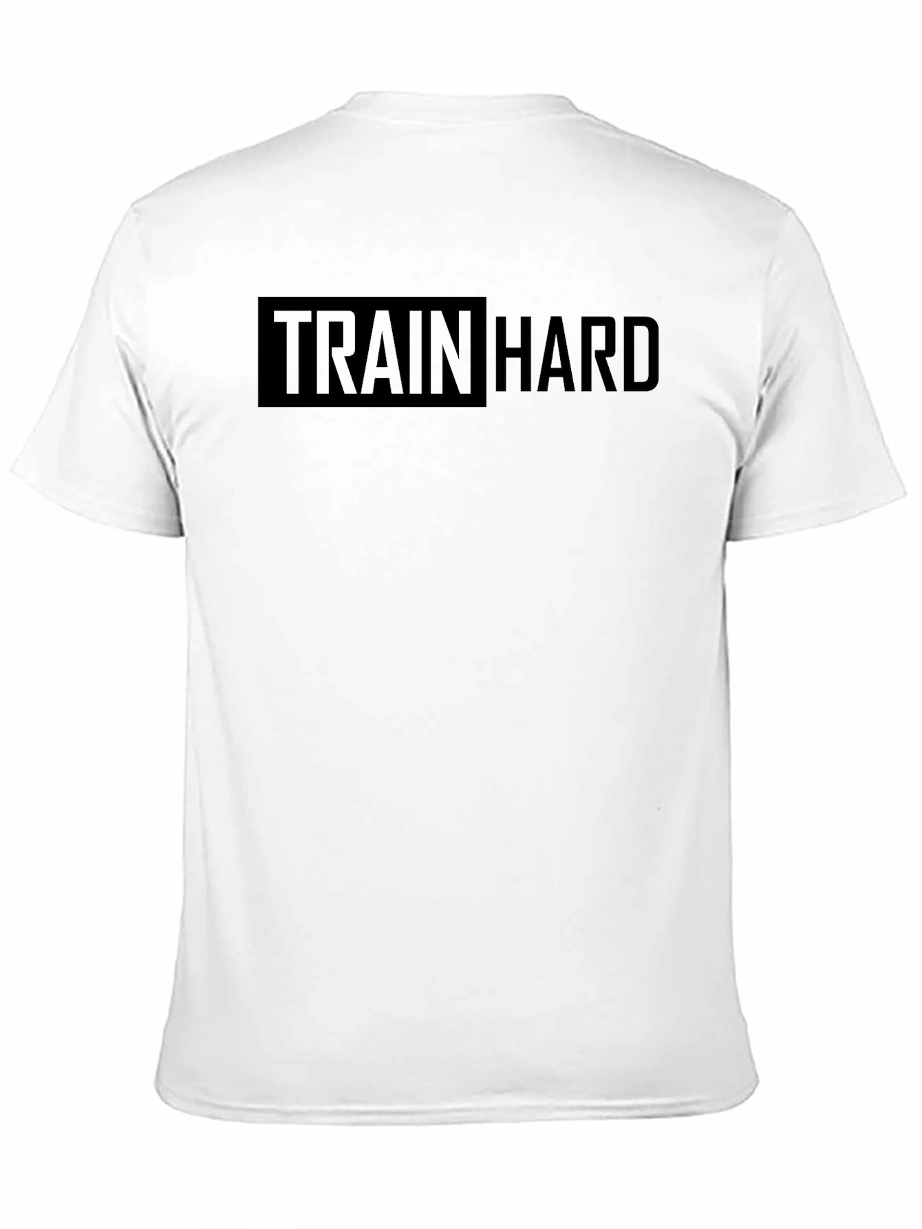 Train Hard Black Graphic Tee