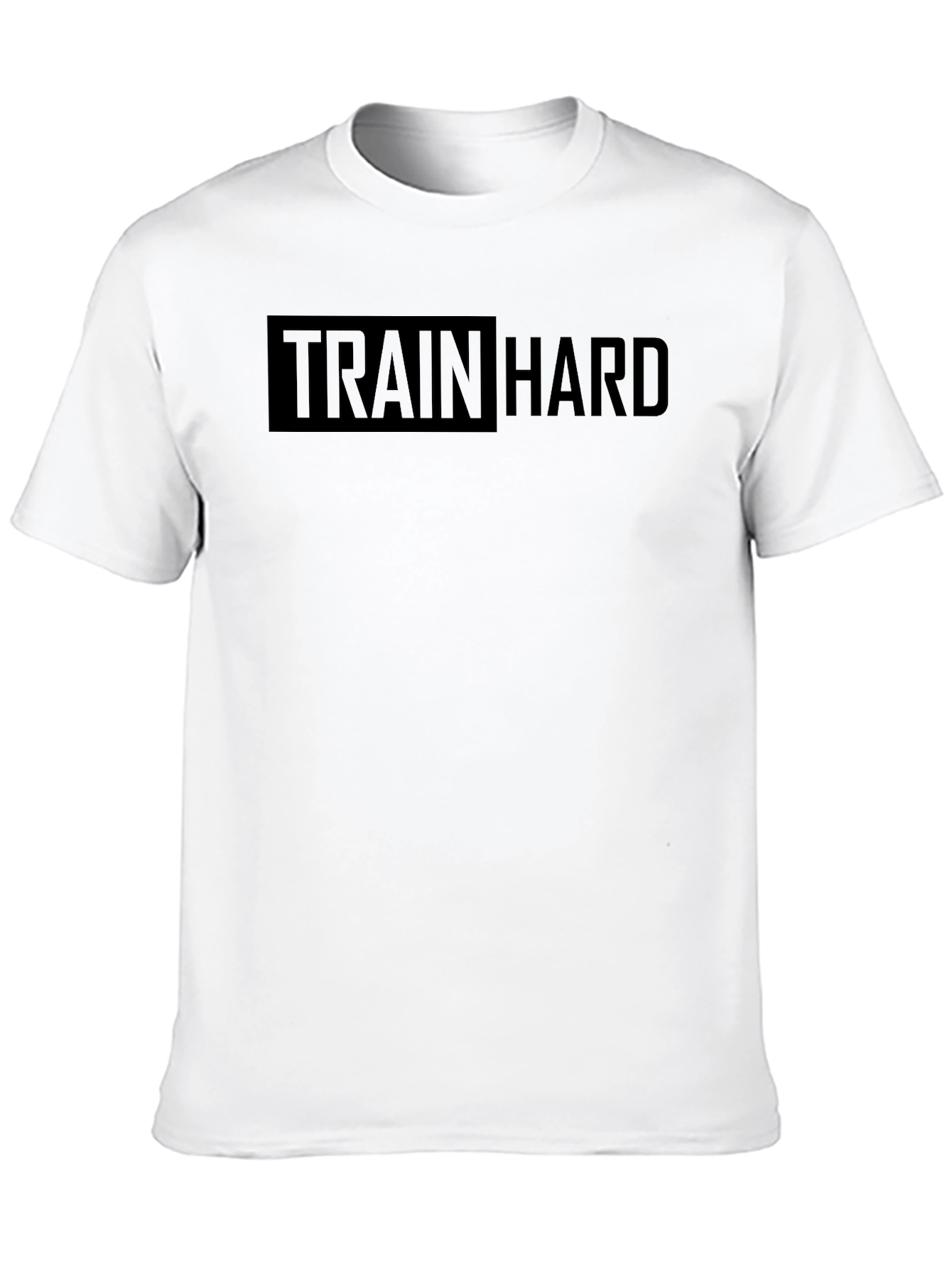 Train Hard Black Graphic Tee