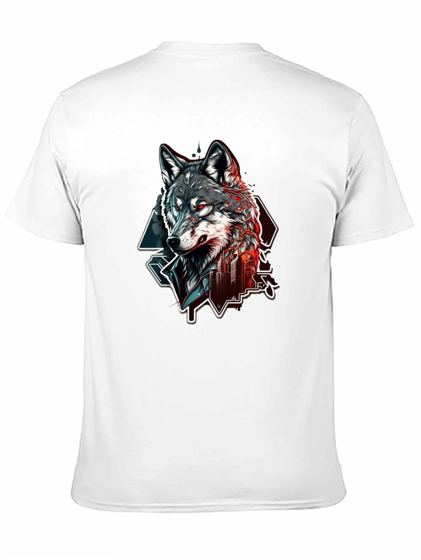Urban Wolf Graphic Tee - Bold Streetwear Style