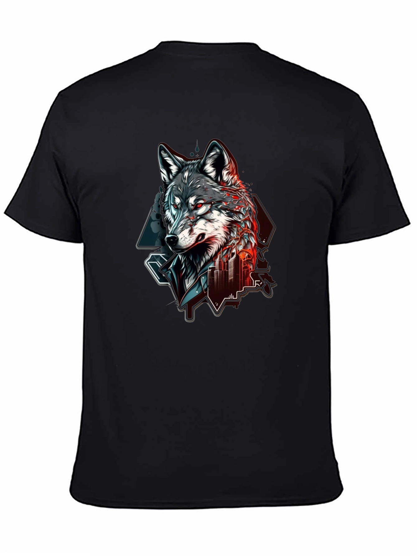 Urban Wolf Graphic Tee - Bold Streetwear Style