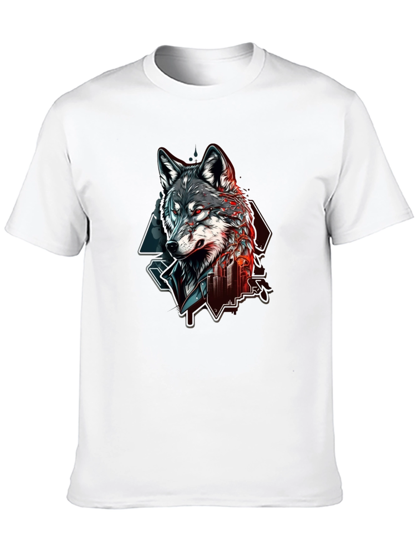 Urban Wolf Graphic Tee - Bold Streetwear Style
