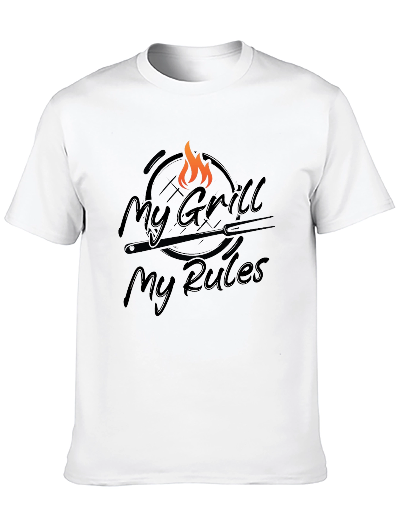 My Grill My Rules T-Shirt - BBQ Master Apparel