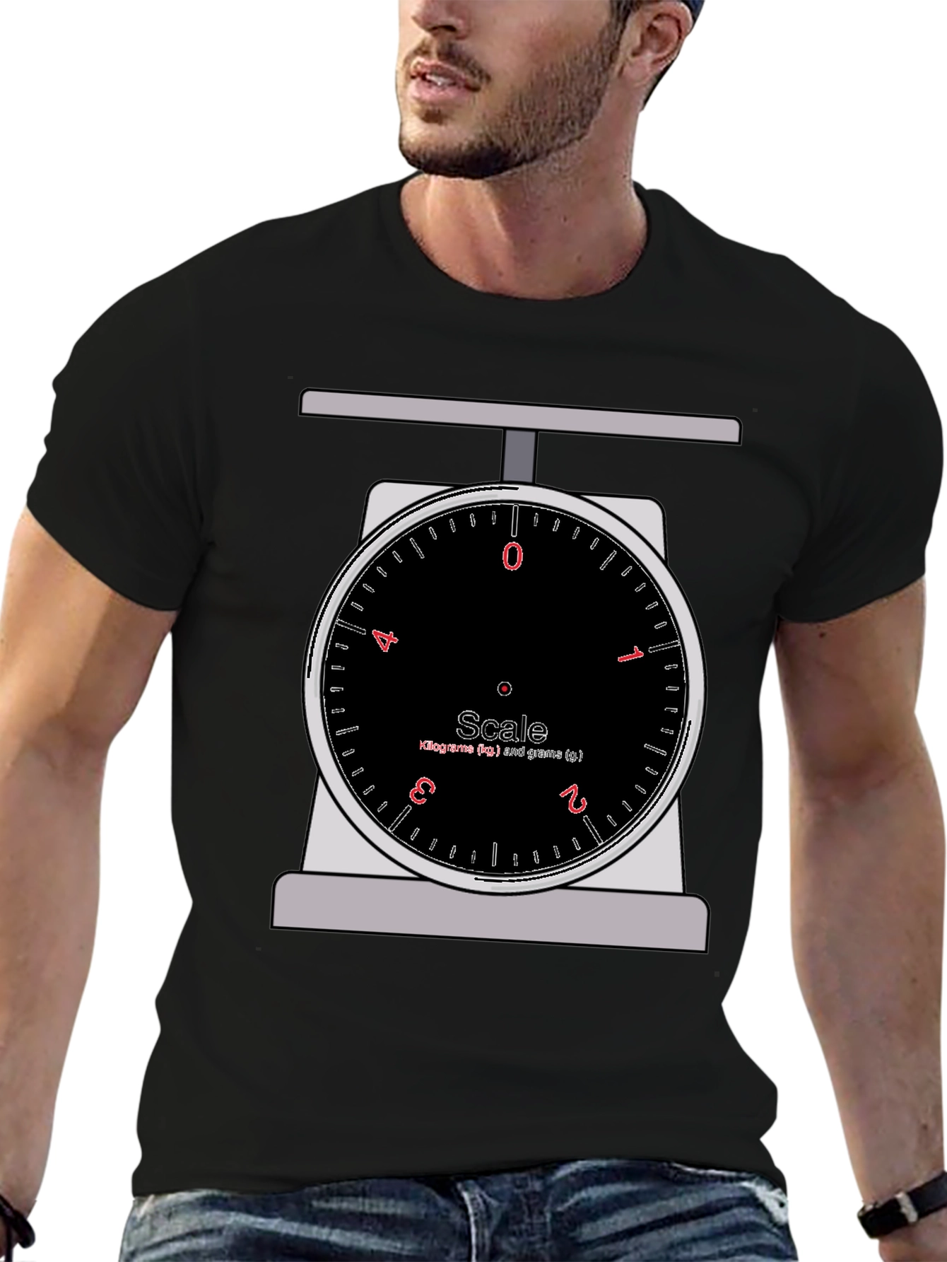 Kitchen Scale Graphic Tee - Weigh Your Options!