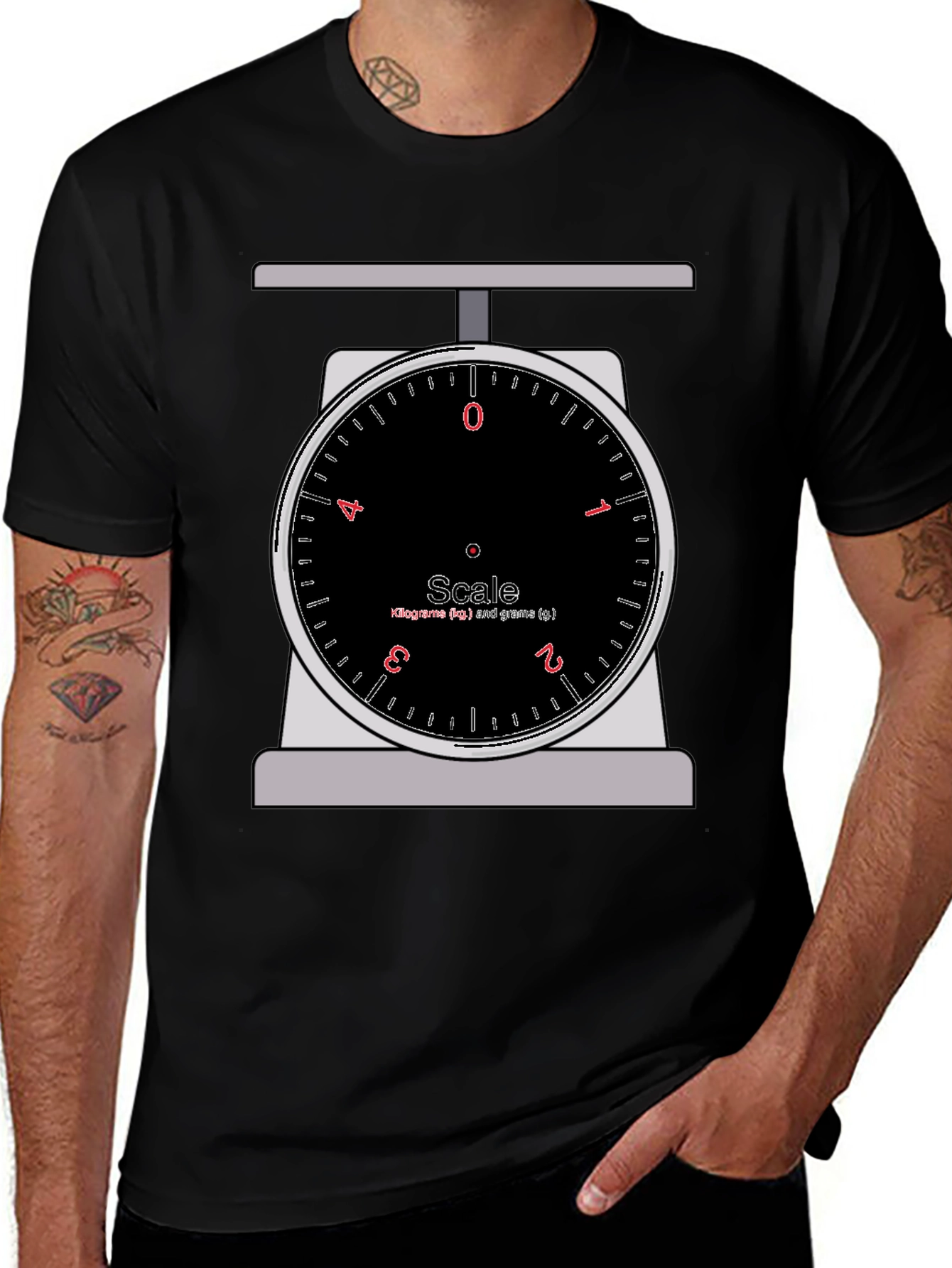 Kitchen Scale Graphic Tee - Weigh Your Options!
