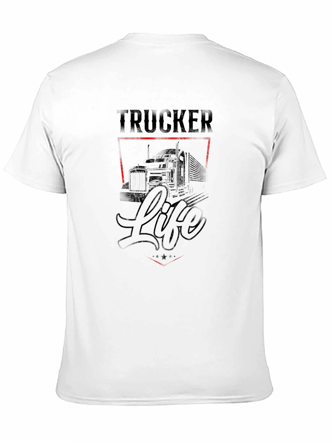 Trucker Life Graphic T-Shirt