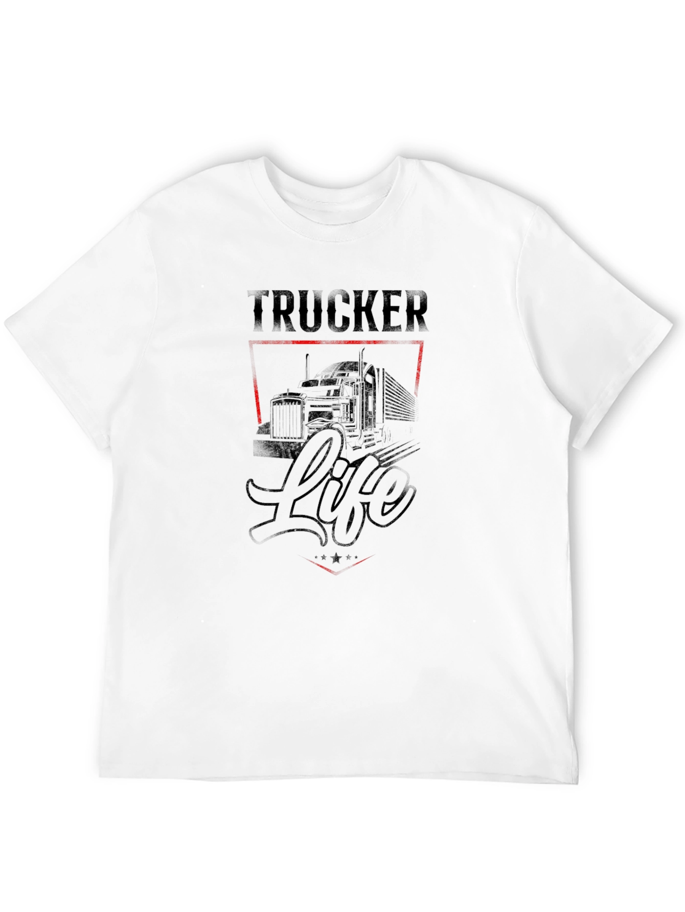 Trucker Life Graphic T-Shirt