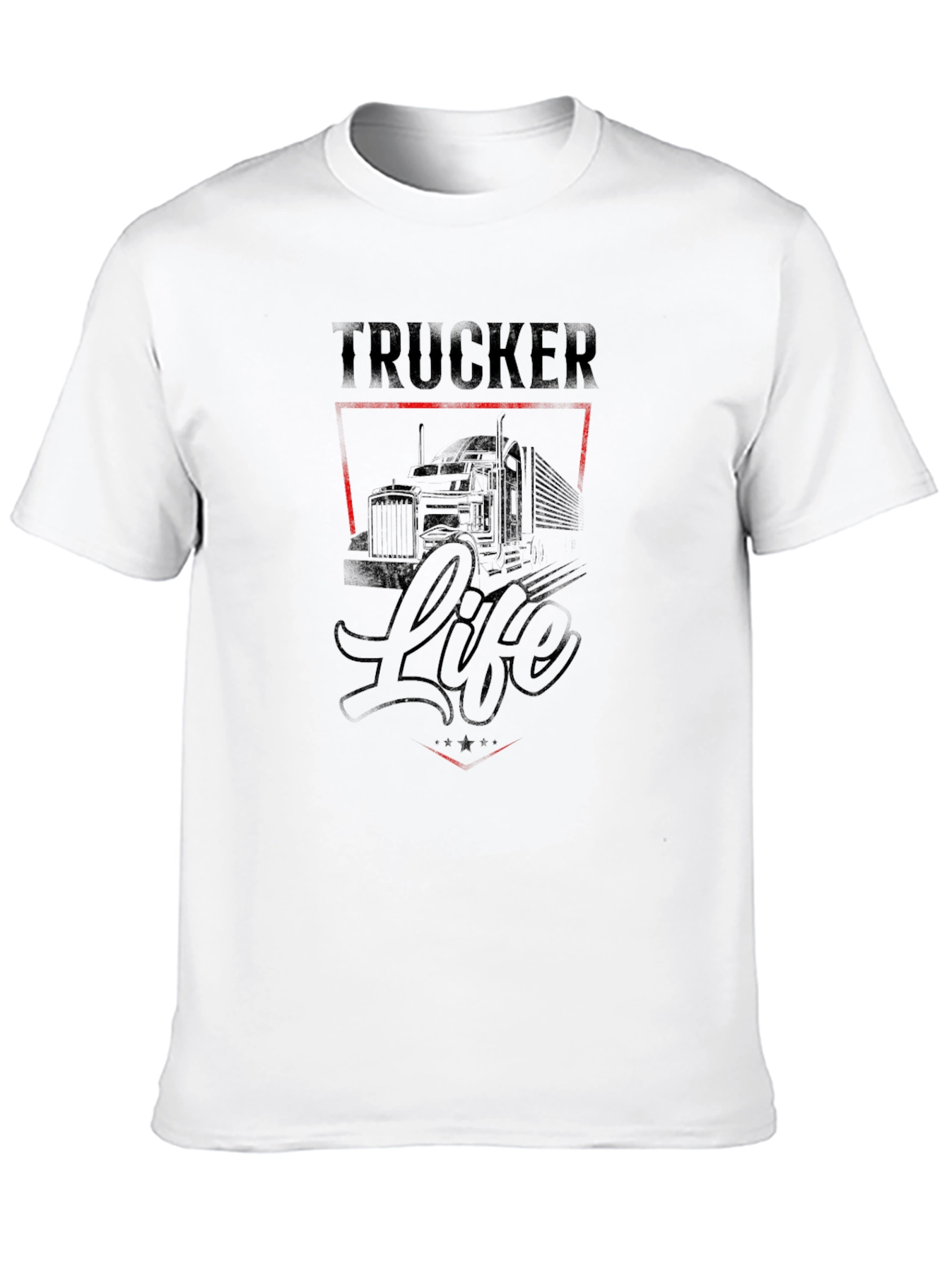 Trucker Life Graphic T-Shirt