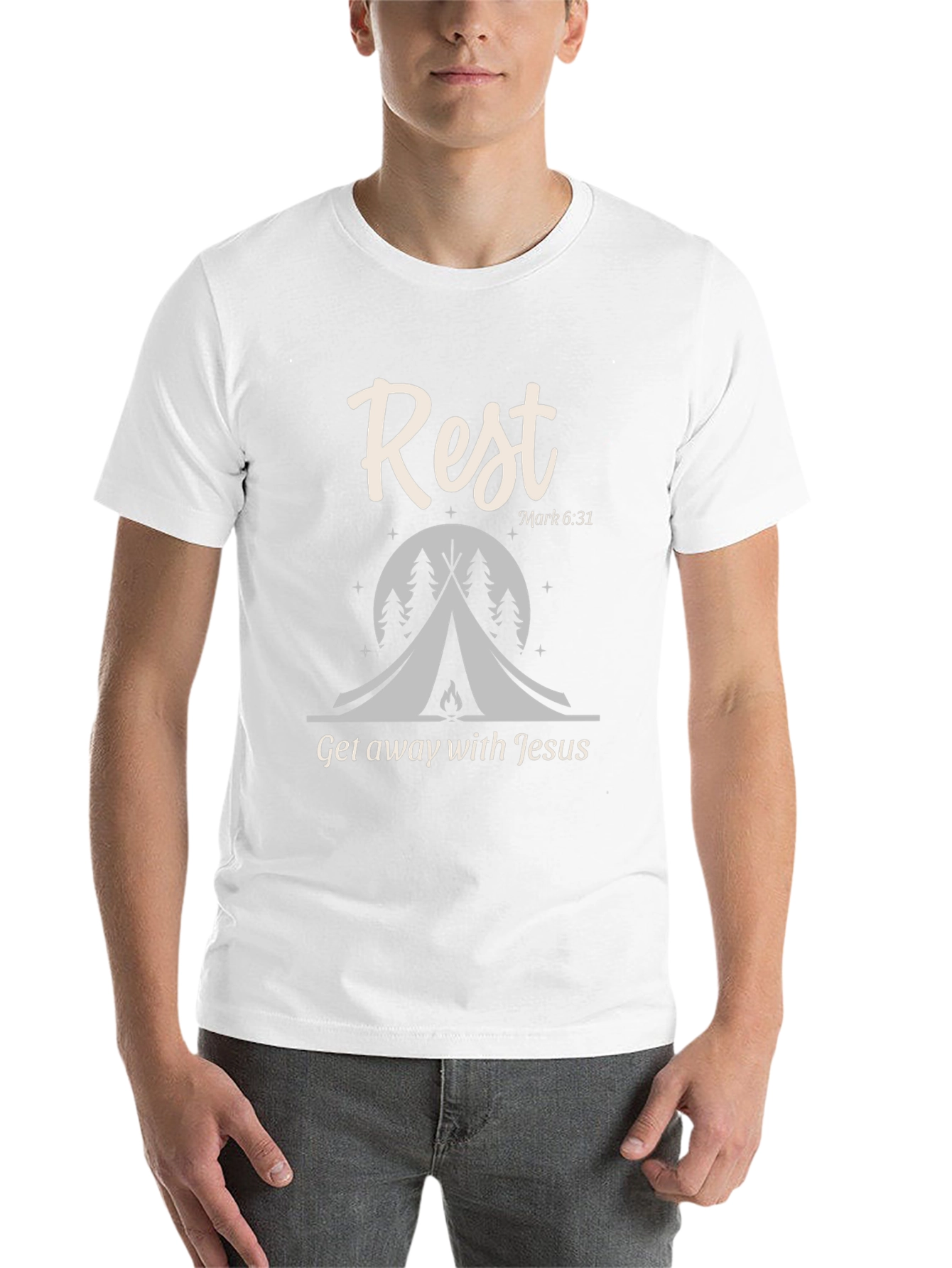 Rest Get Away with Jesus T-Shirt