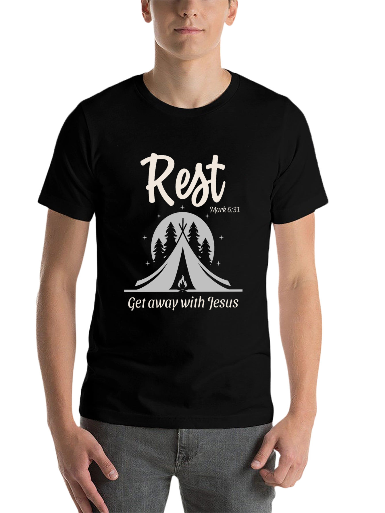 Rest Get Away with Jesus T-Shirt