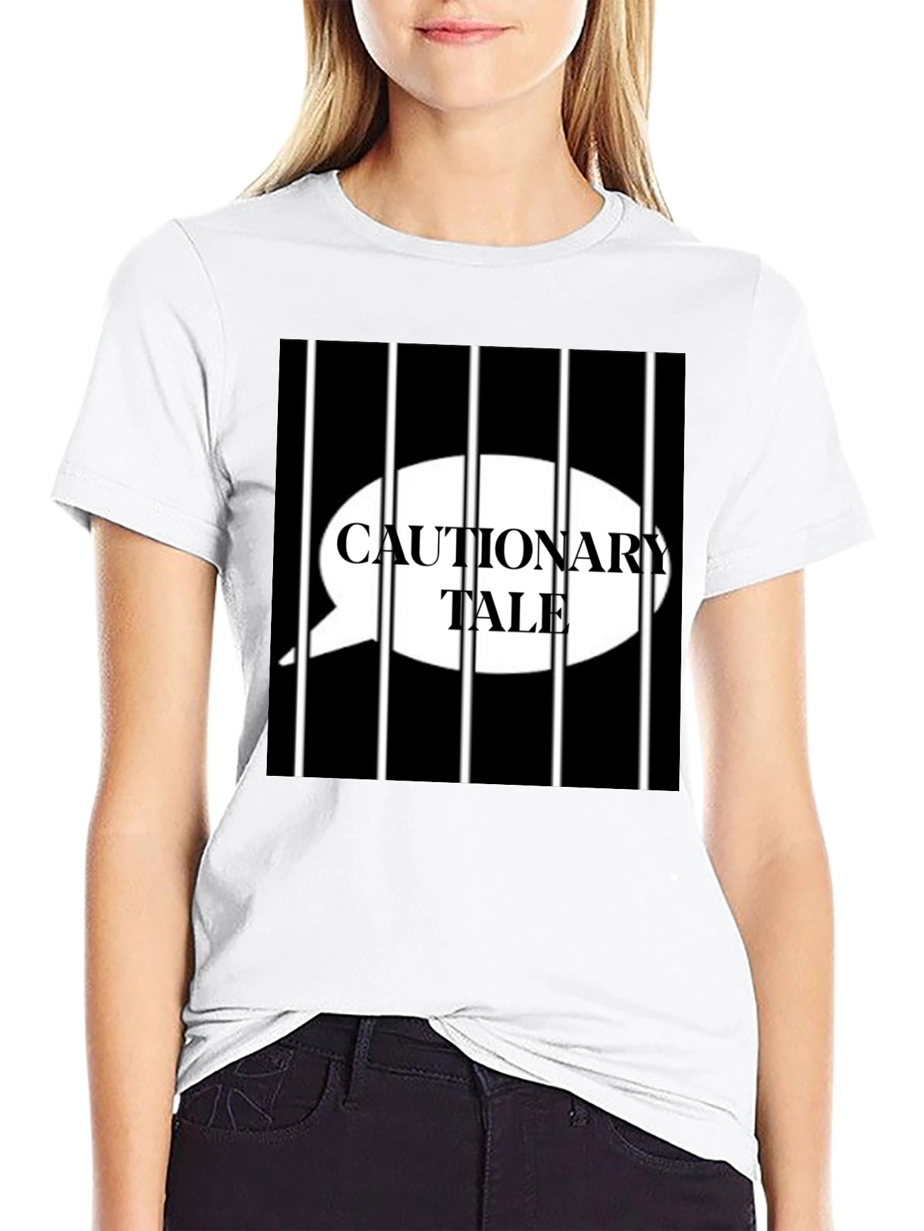 Cautionary Tale Graphic Print Tee