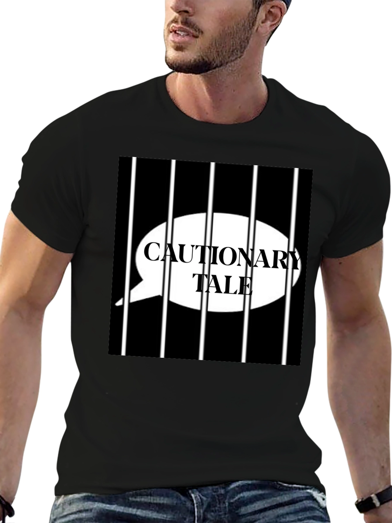 Cautionary Tale Graphic Print Tee