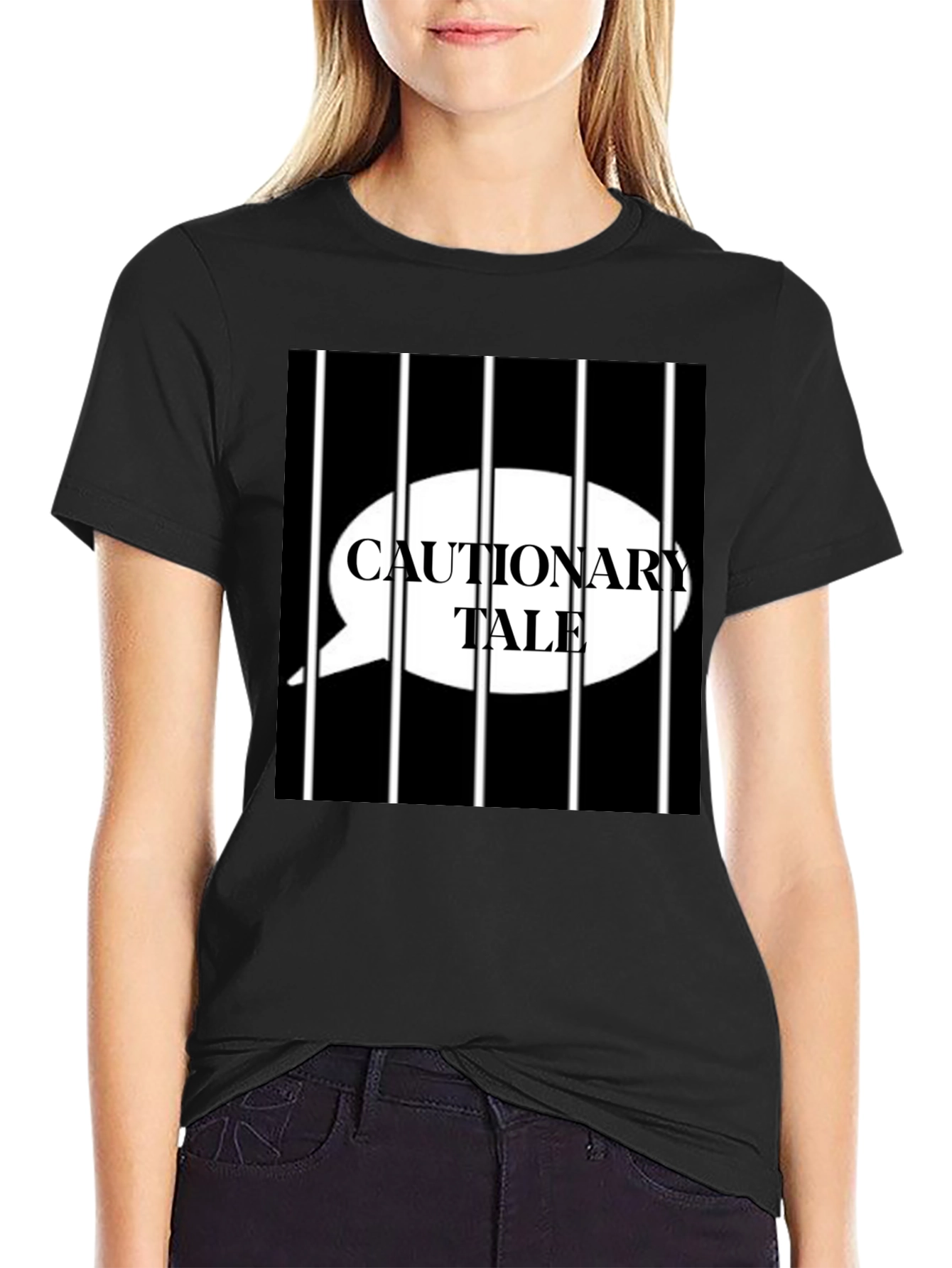 Cautionary Tale Graphic Print Tee