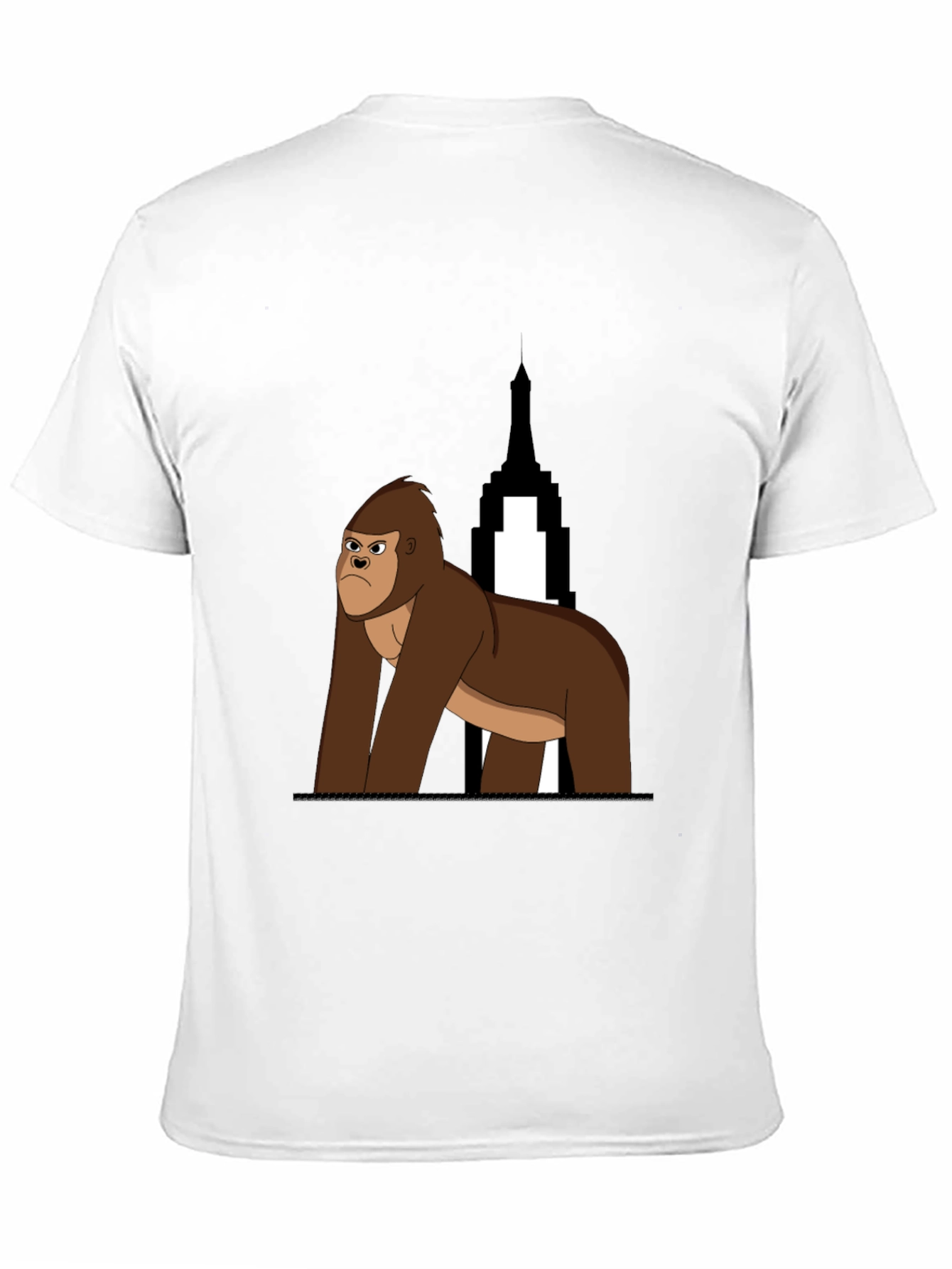 Gorilla Graphic Tee - Empire State Building Design