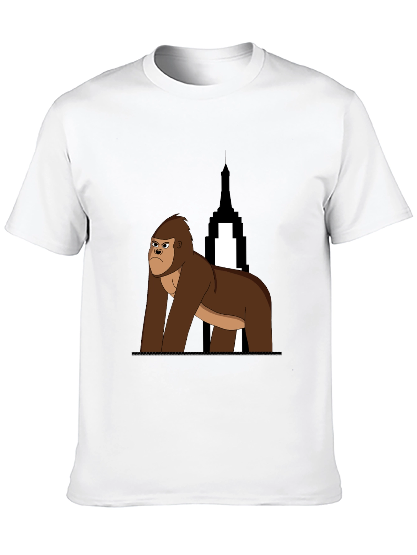 Gorilla Graphic Tee - Empire State Building Design