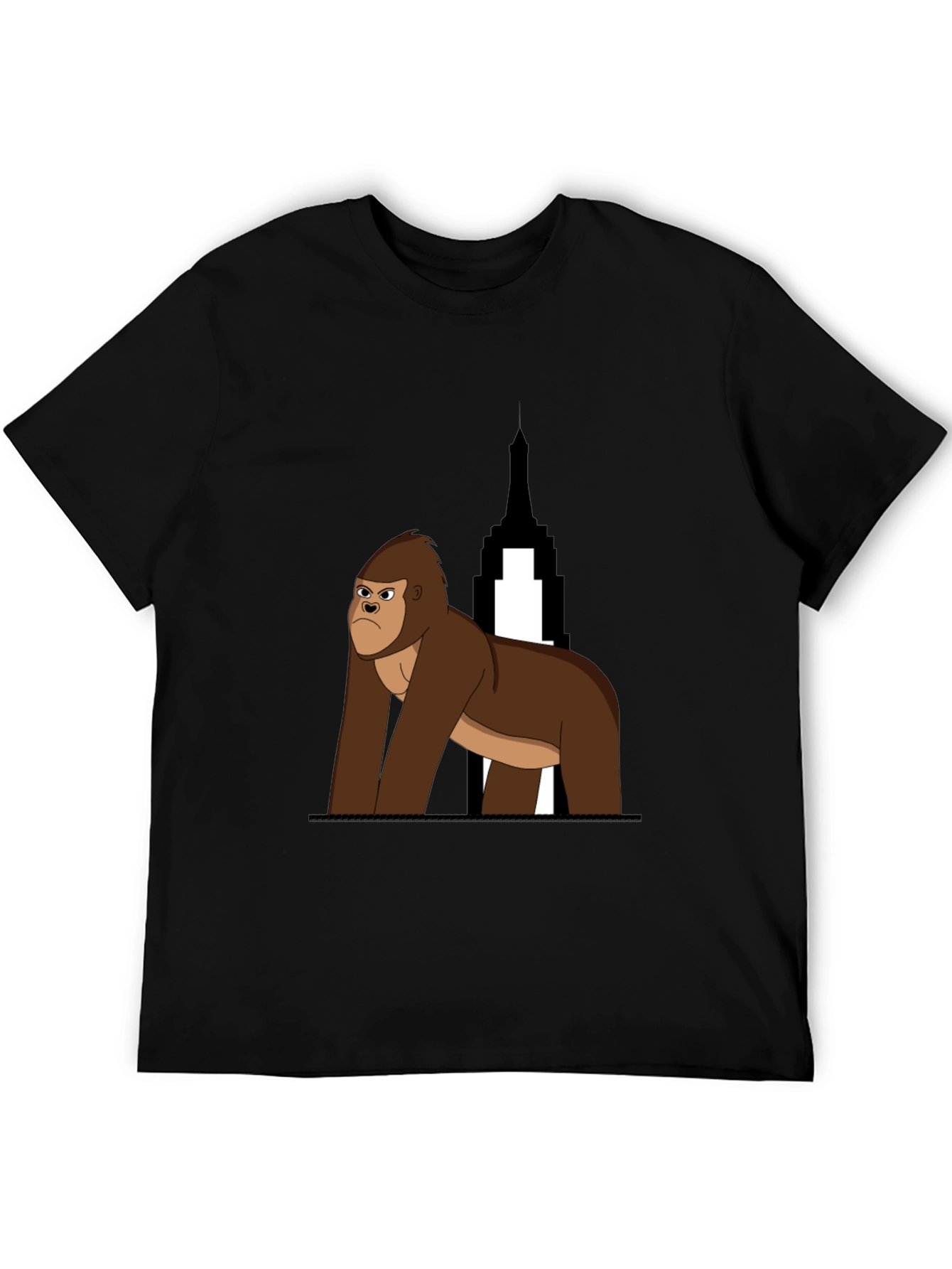 Gorilla Graphic Tee - Empire State Building Design