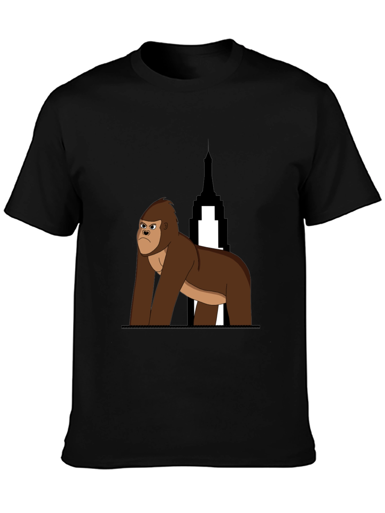 Gorilla Graphic Tee - Empire State Building Design