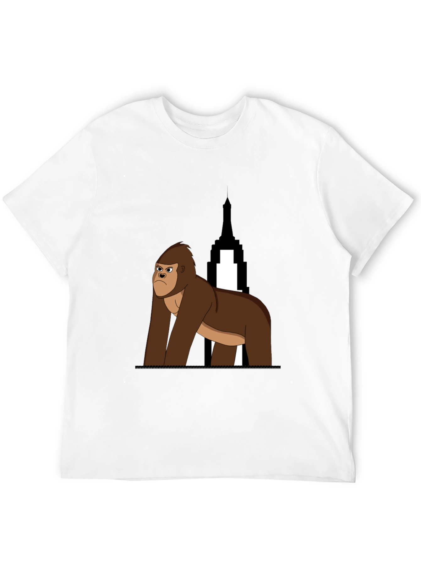 Gorilla Graphic Tee - Empire State Building Design