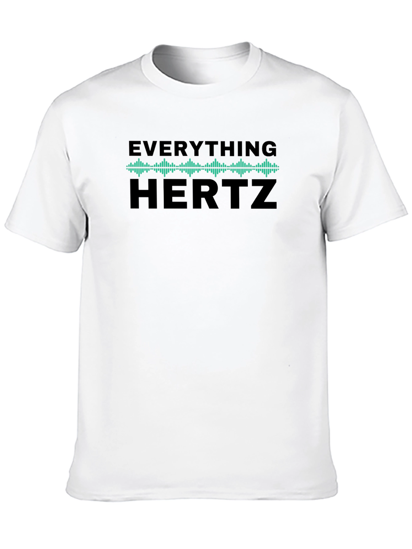 Everything Hertz Graphic Tee - Black Crew Neck Shirt