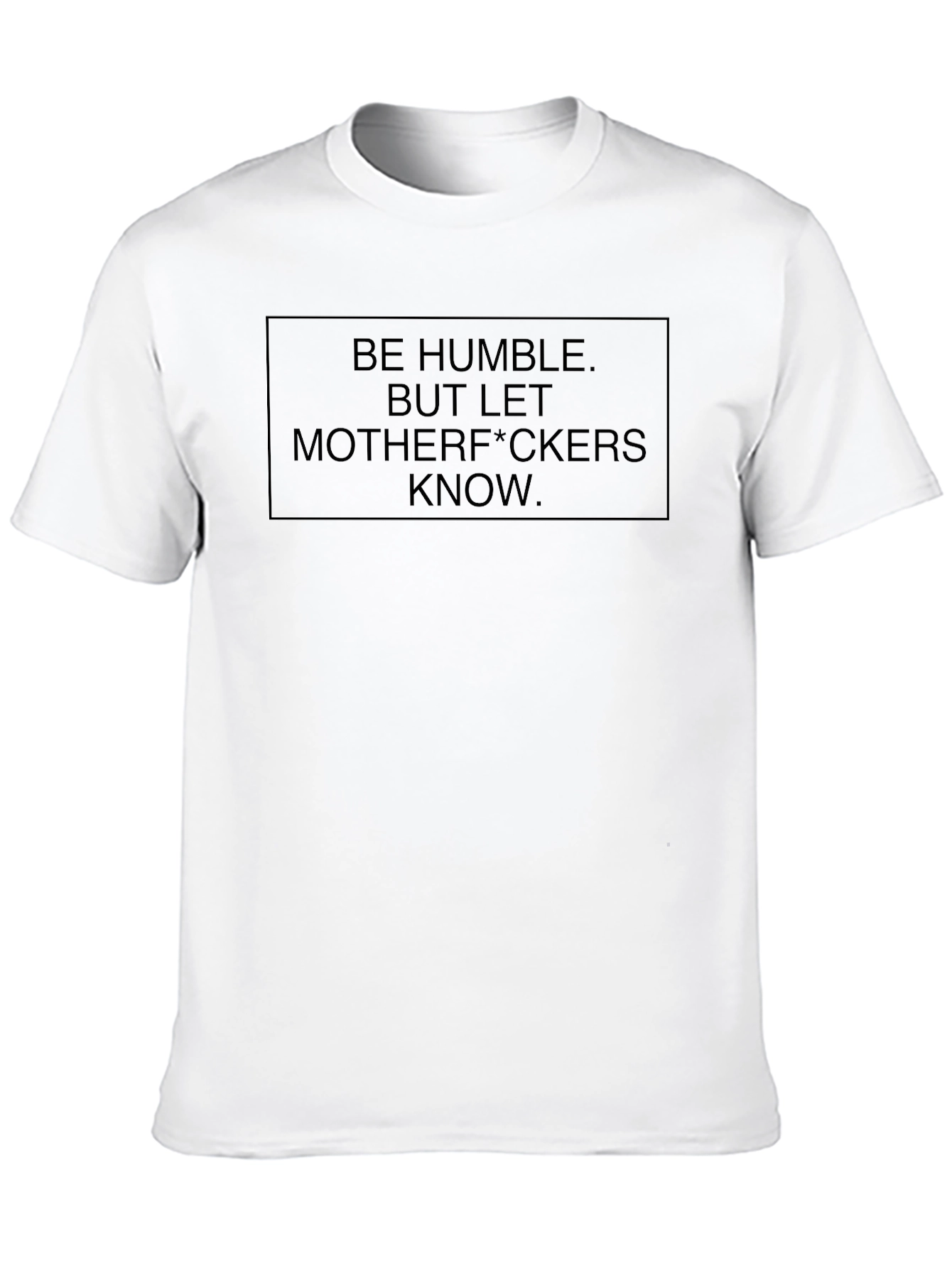 Be Humble Graphic Tee - Mens Black T-Shirt