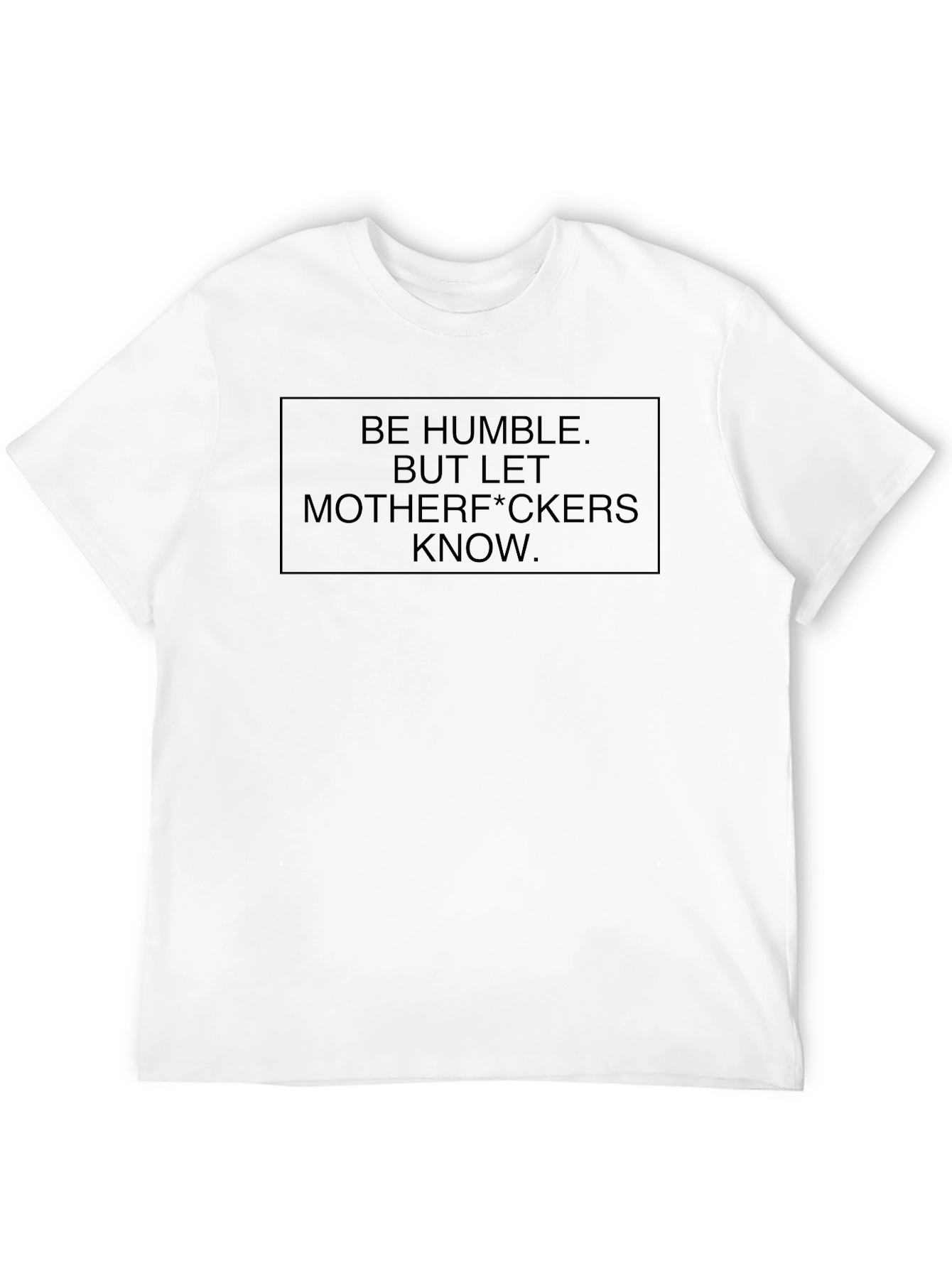 Be Humble Graphic Tee - Mens Black T-Shirt