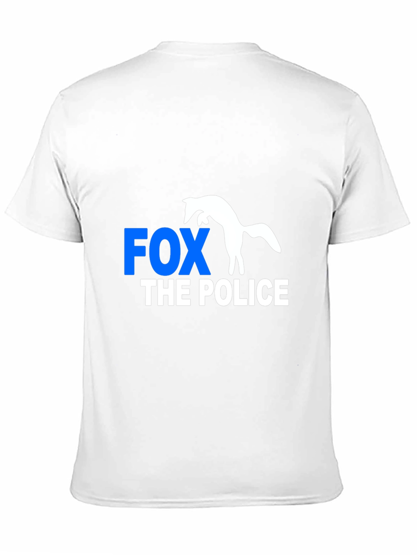 Fox The Police Graphic Tee - Mens Black T-Shirt