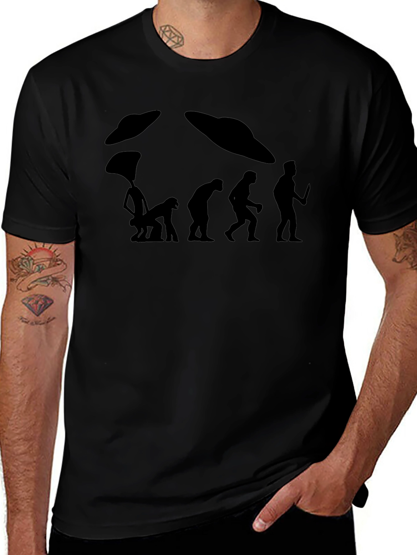 Alien Evolution Graphic T-Shirt