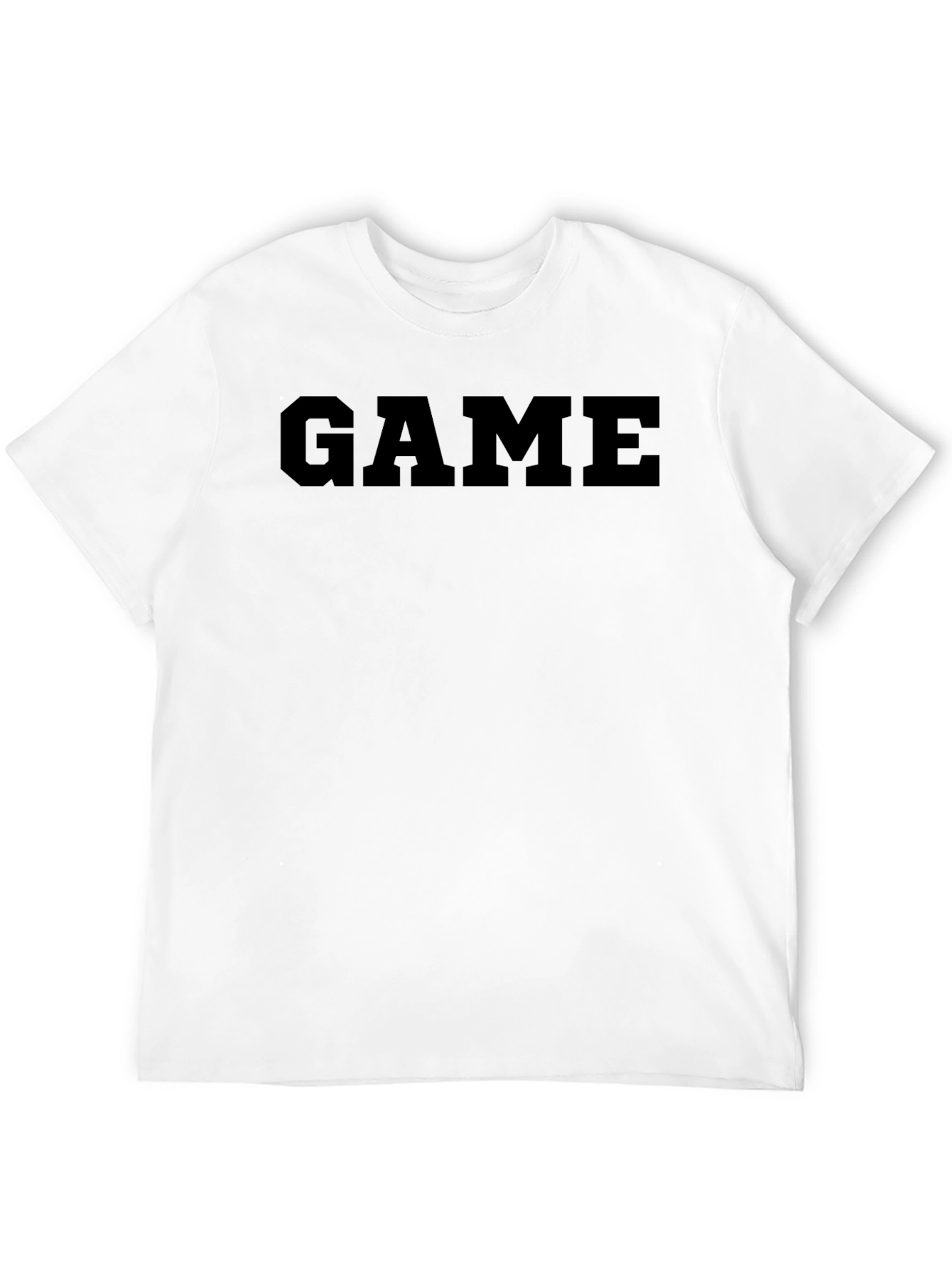 GAME Bold Text Graphic Tee - Stylish Casual Wear