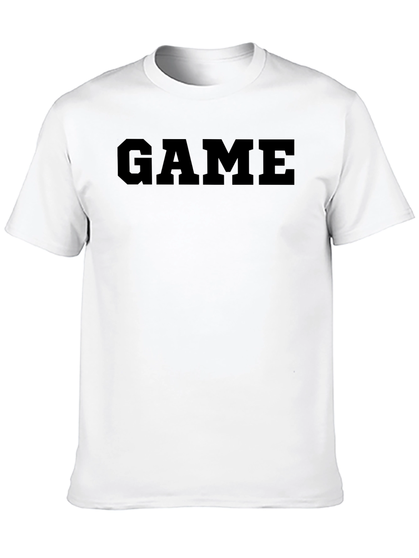 GAME Bold Text Graphic Tee - Stylish Casual Wear