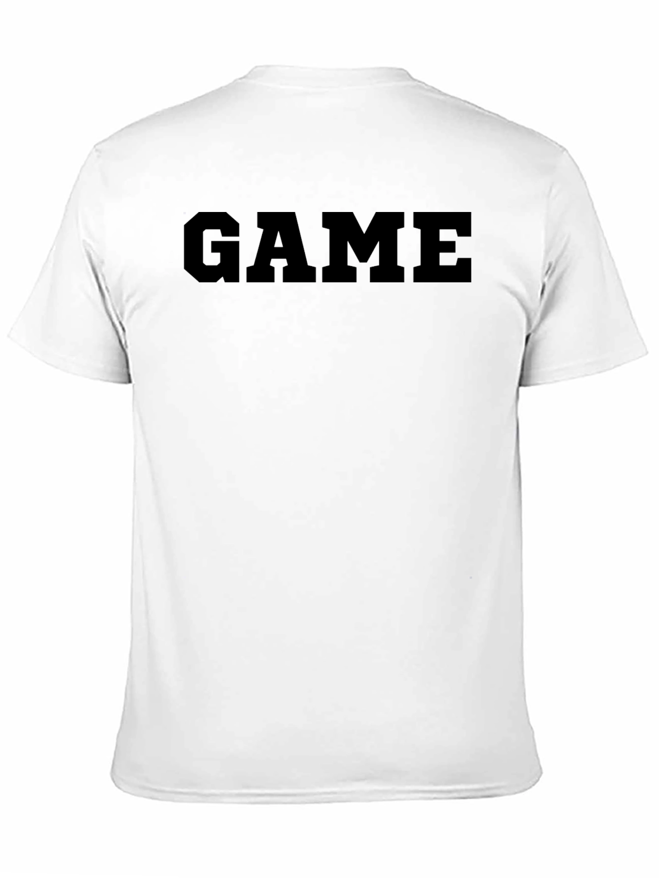 GAME Bold Text Graphic Tee - Stylish Casual Wear