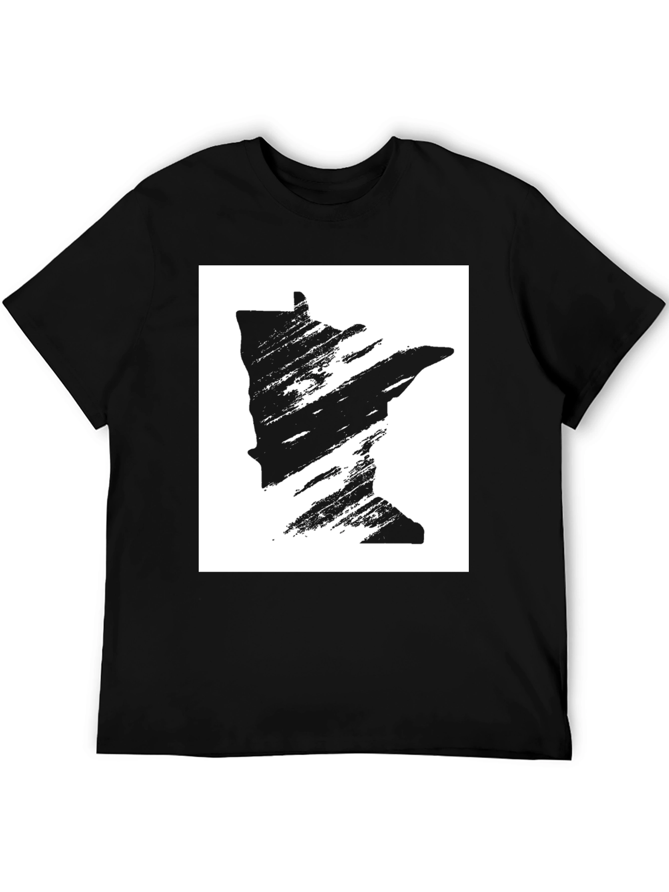 Minnesota State Graphic Black T-Shirt