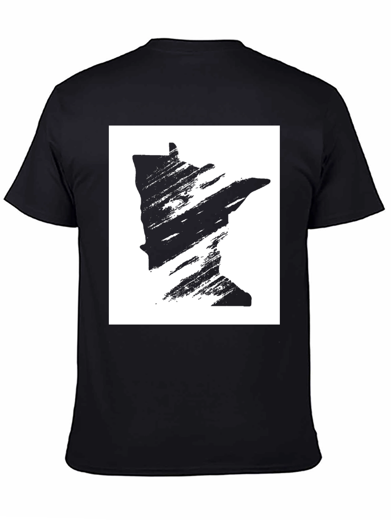 Minnesota State Graphic Black T-Shirt
