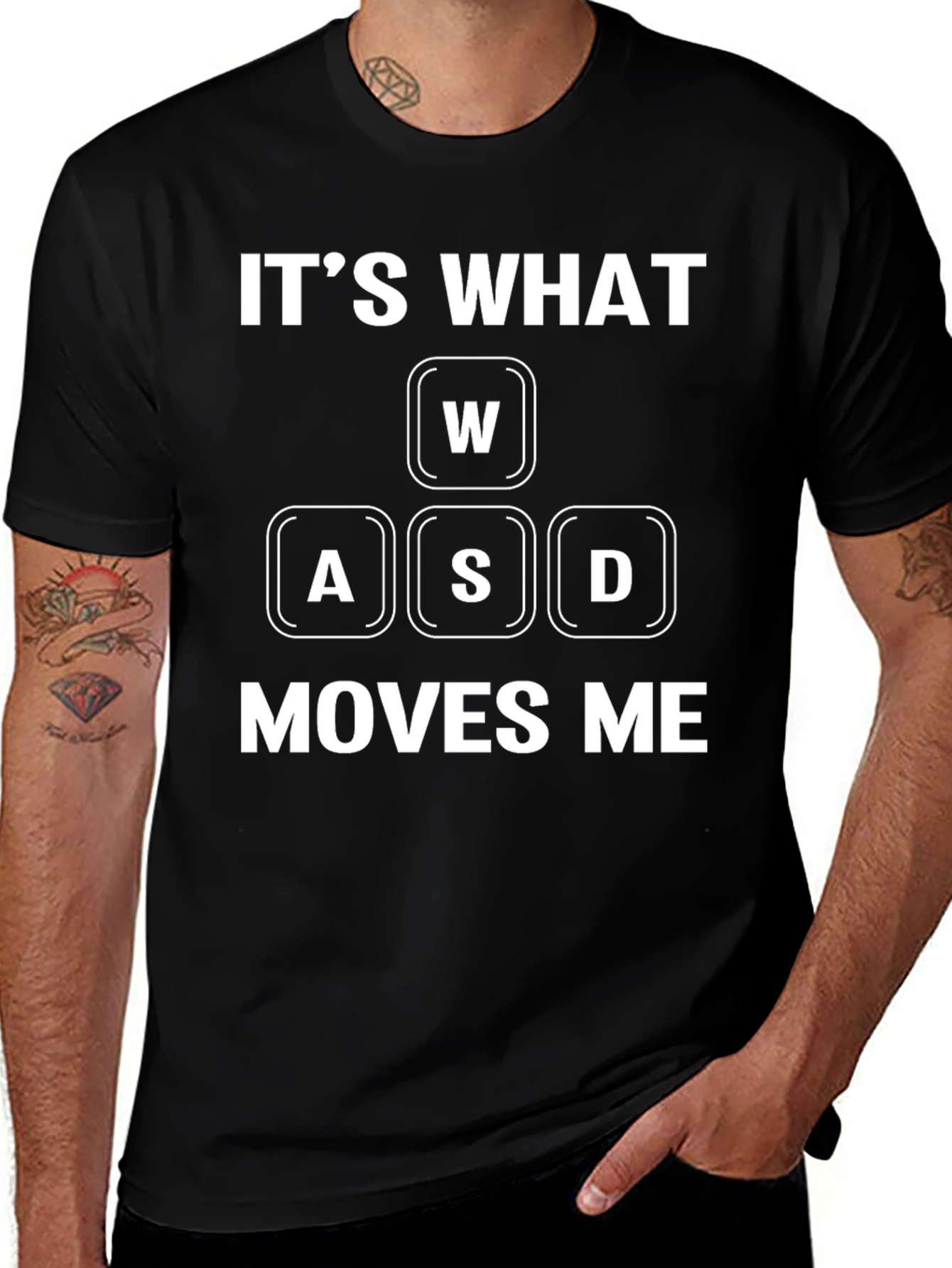 Gamer T-Shirt - Its What WASD Moves Me