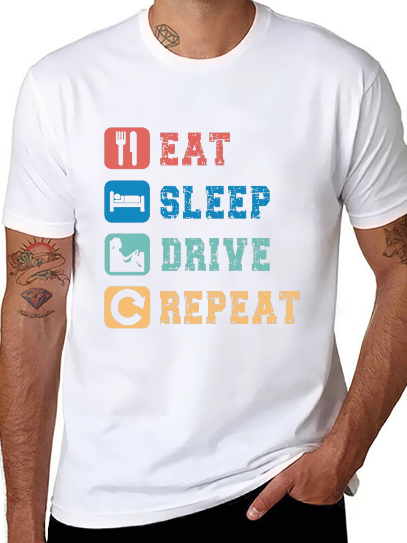 Eat Sleep Drive Repeat T-Shirt