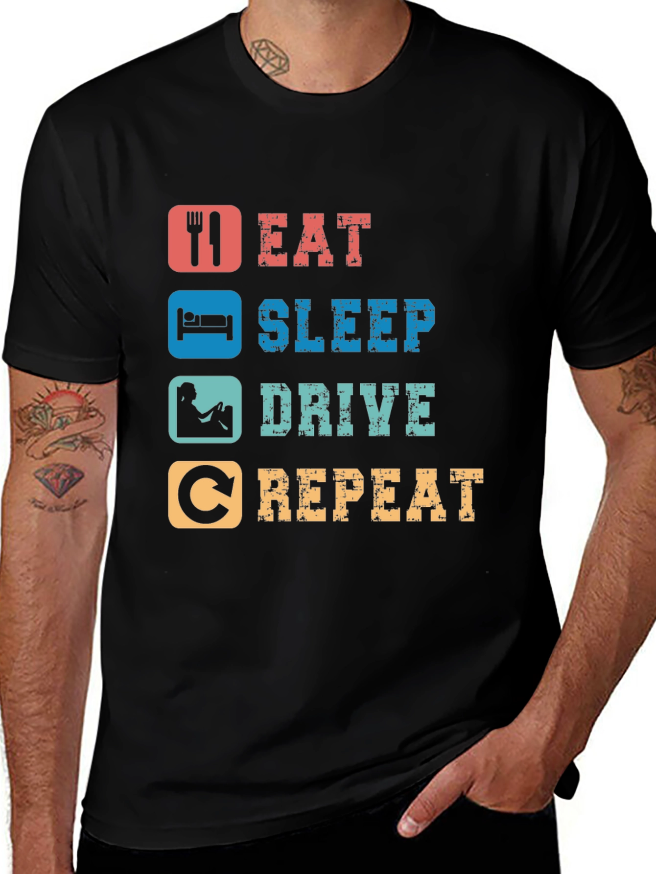 Eat Sleep Drive Repeat T-Shirt