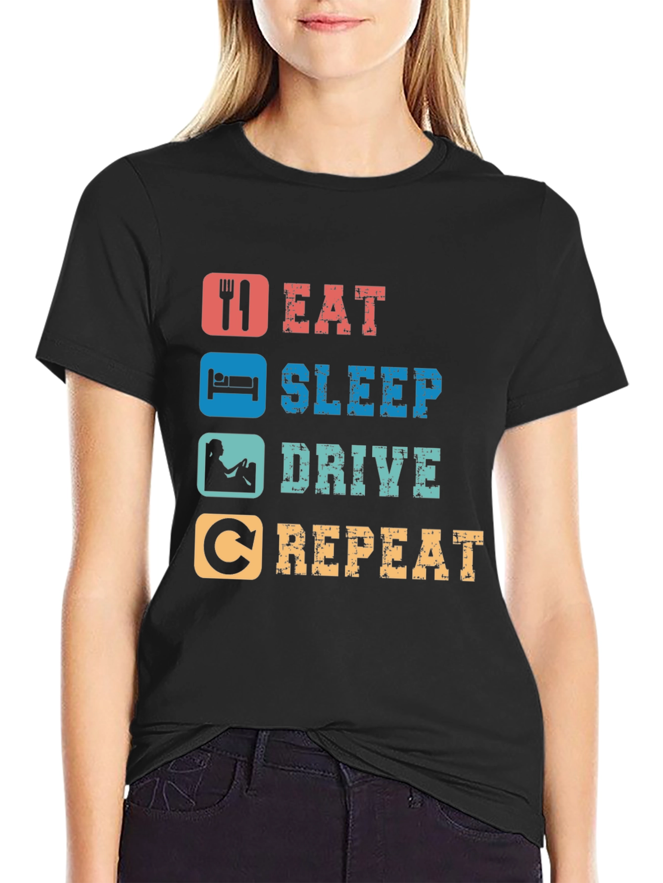 Eat Sleep Drive Repeat T-Shirt