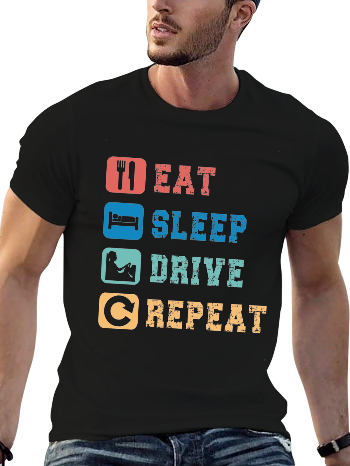 Eat Sleep Drive Repeat T-Shirt