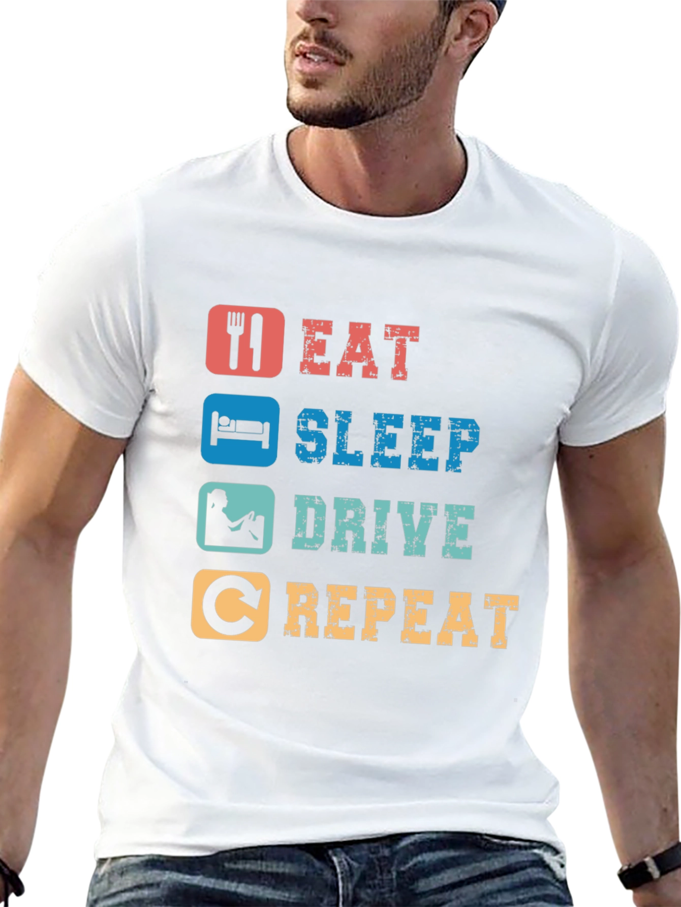 Eat Sleep Drive Repeat T-Shirt