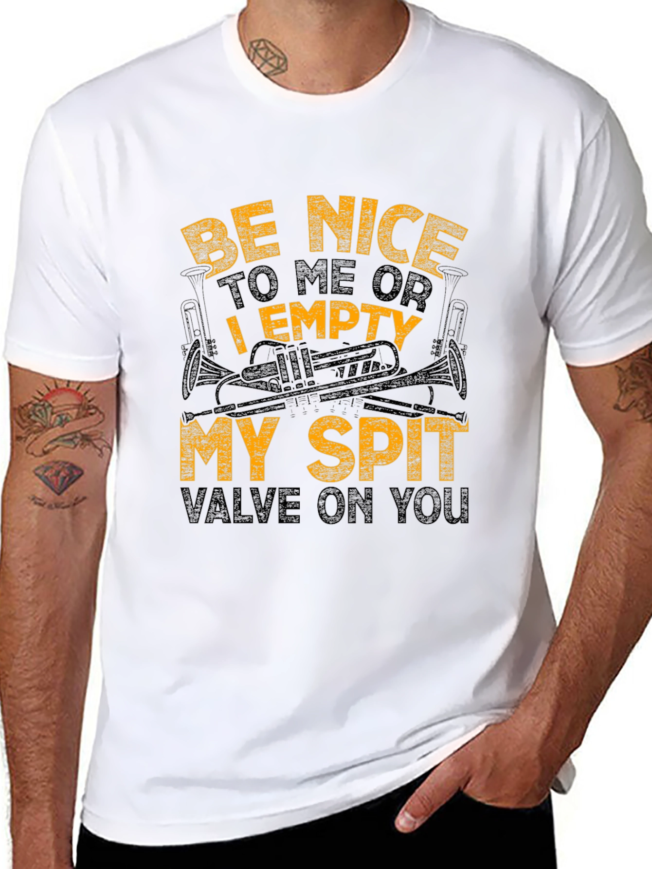 Be Nice Trumpet T-Shirt