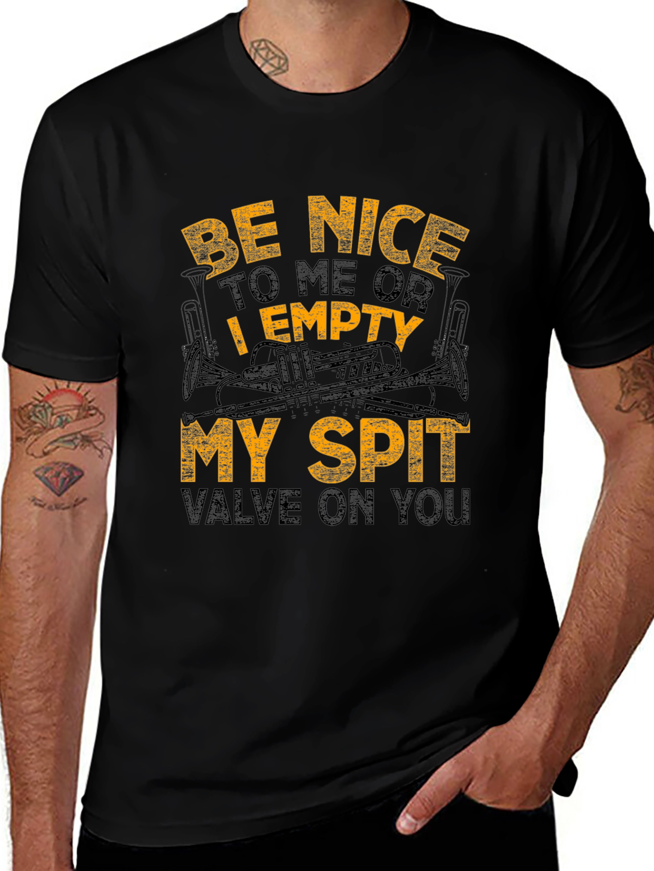 Be Nice Trumpet T-Shirt