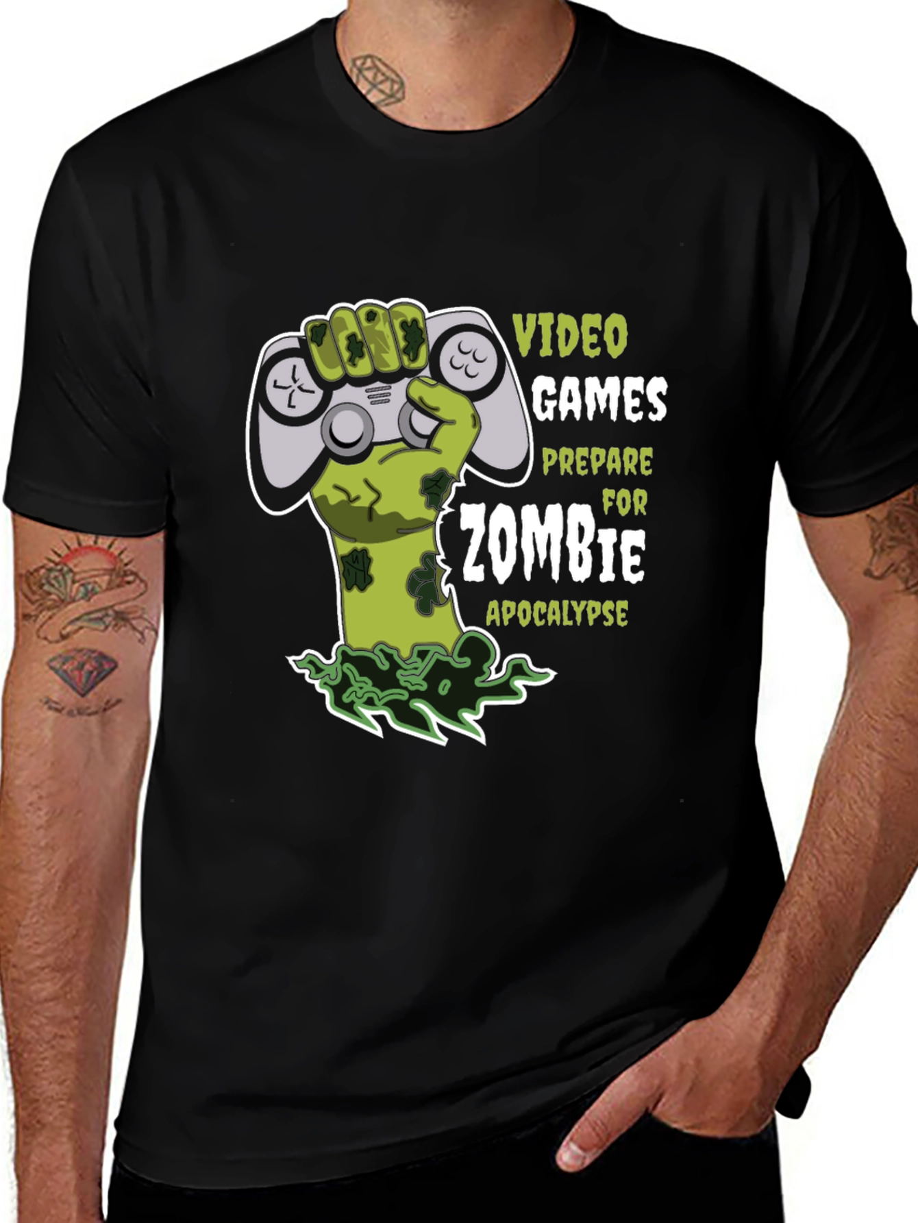 Zombie Apocalypse Gamer T-Shirt