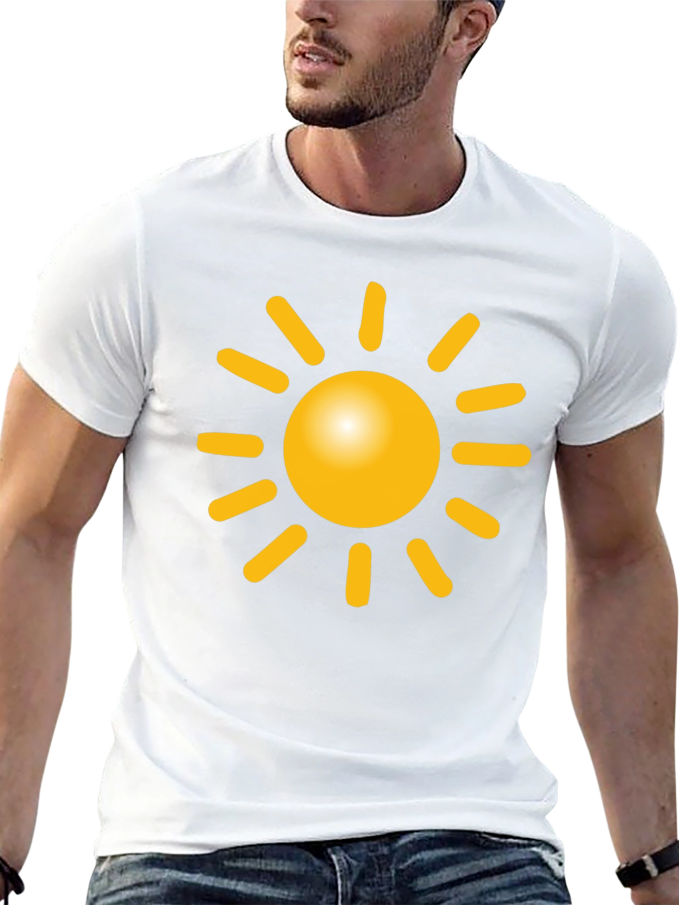 Sunny Day Black Graphic Tee