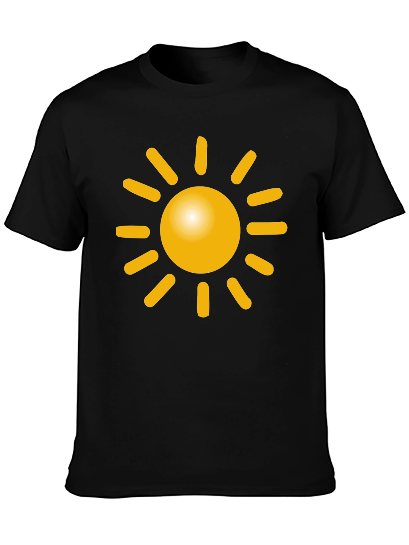 Sunny Day Black Graphic Tee
