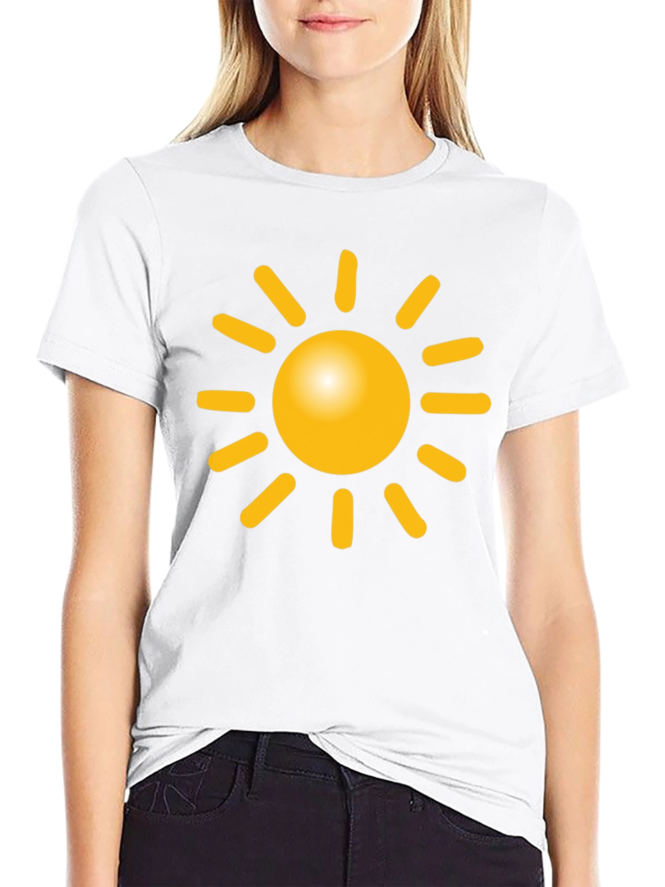Sunny Day Black Graphic Tee