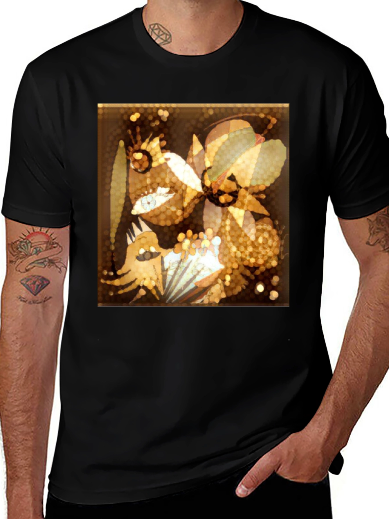 Abstract Art Graphic T-Shirt - Modern Style