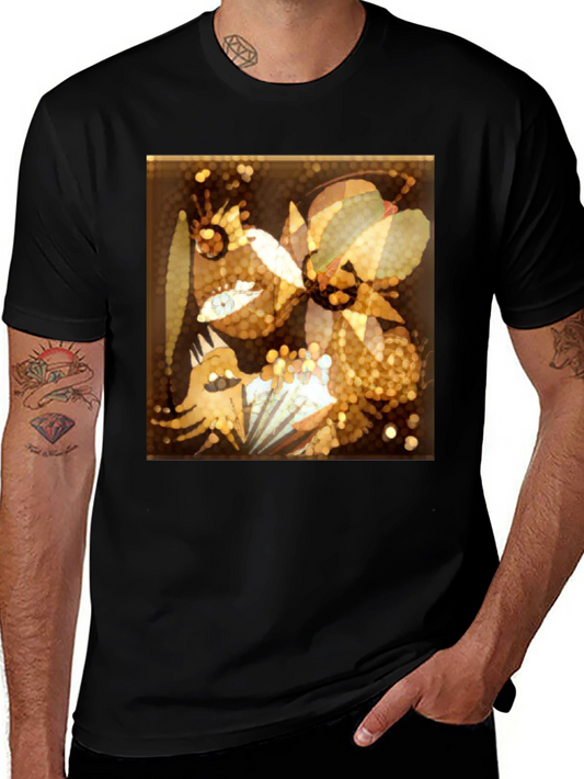 Abstract Art Graphic T-Shirt - Modern Style