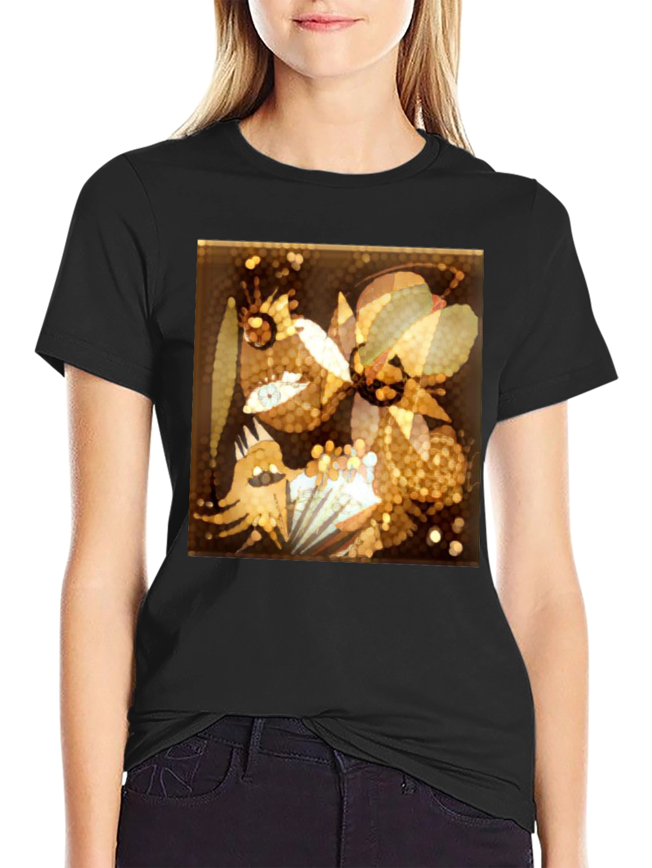 Abstract Art Graphic T-Shirt - Modern Style