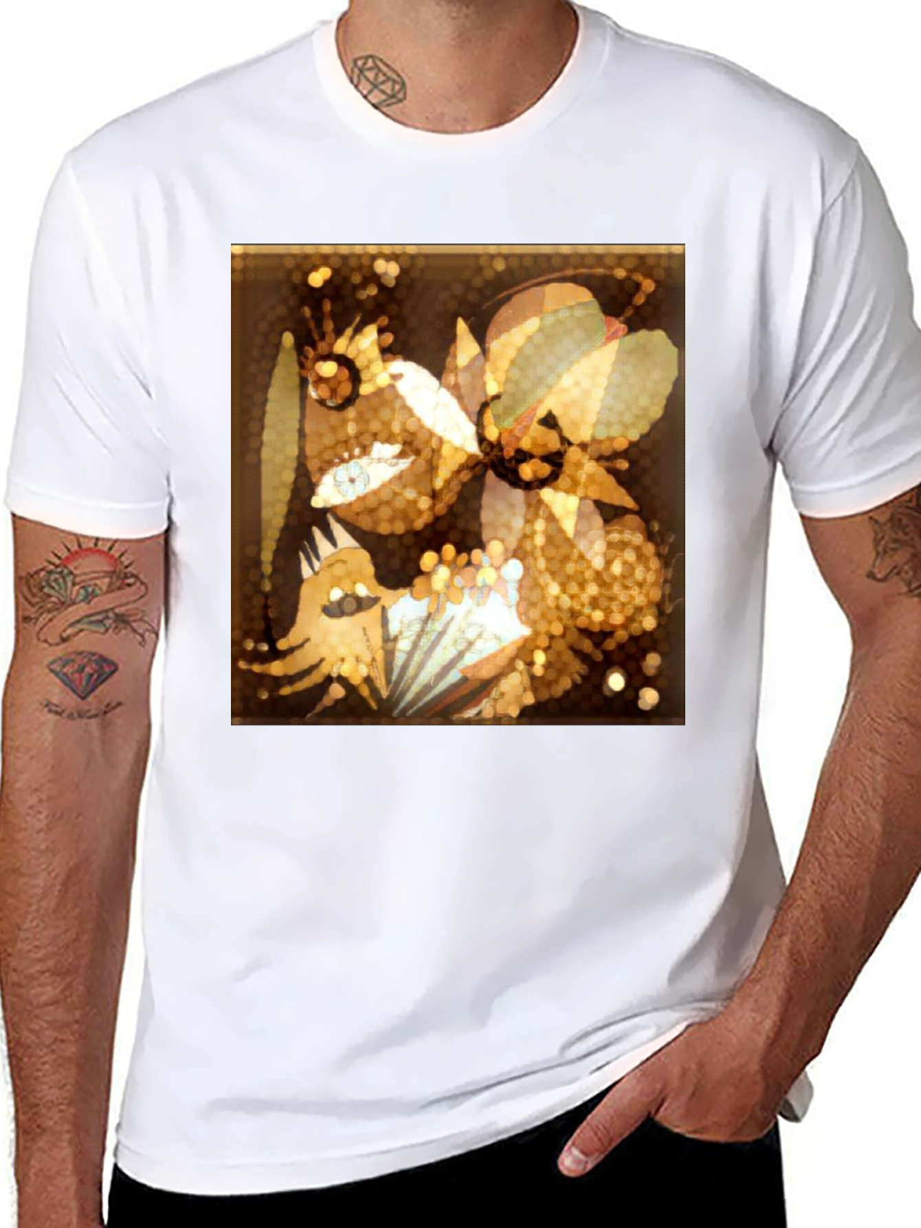 Abstract Art Graphic T-Shirt - Modern Style